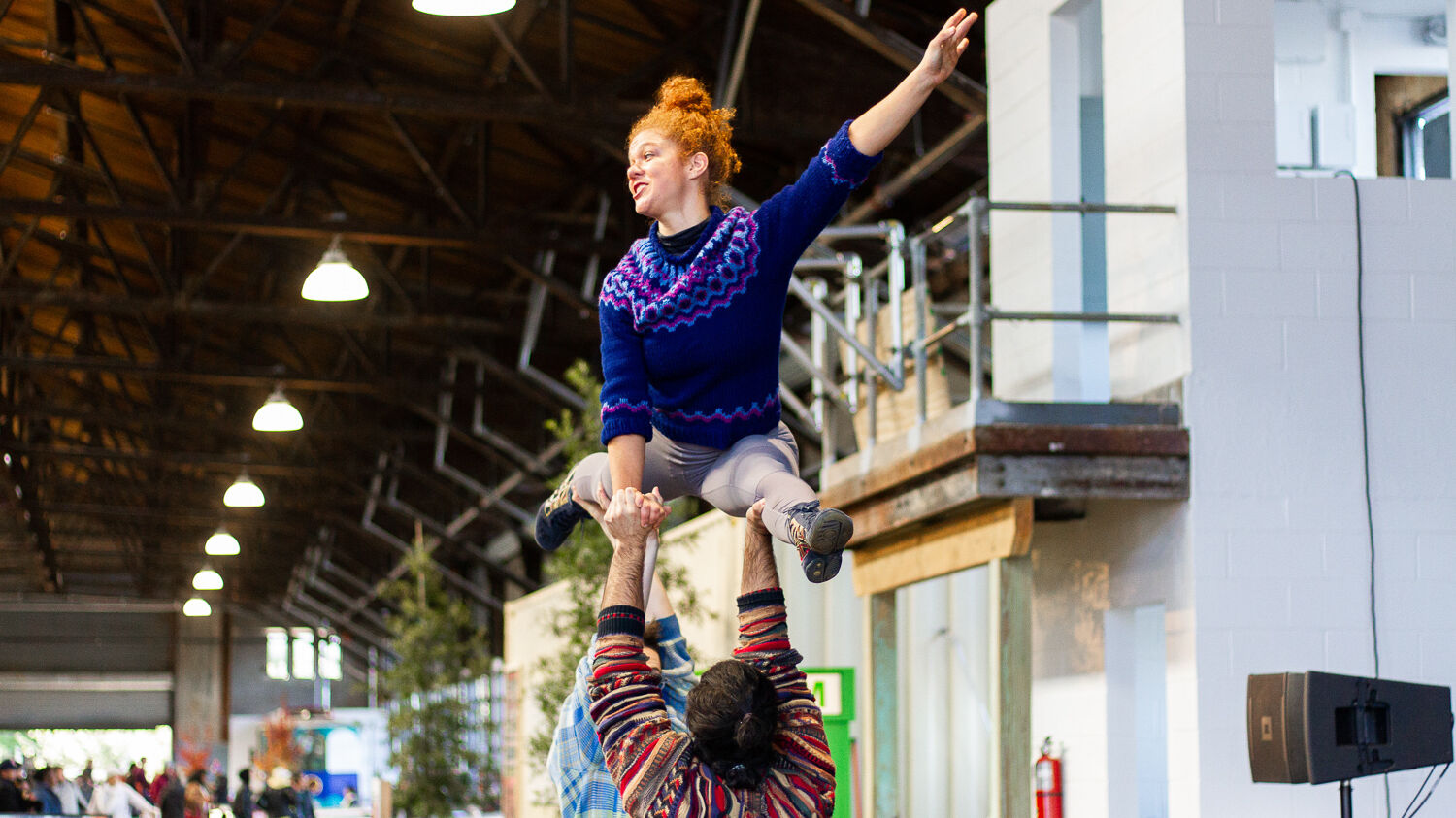 Image of two people dancing from Festival for the People