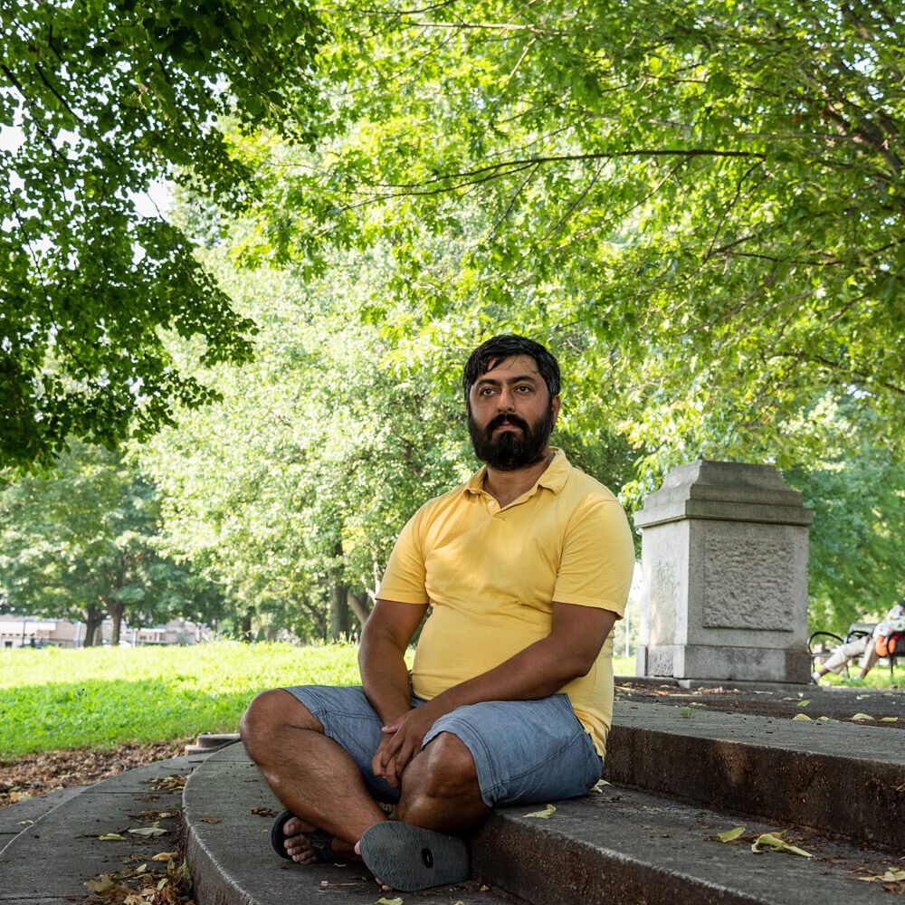 image of a participant of 100 people listening named neil