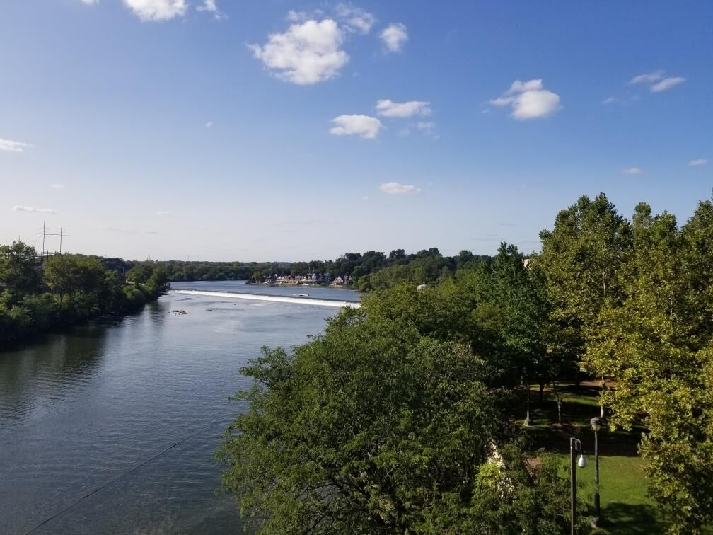 photo of a river on a clear sunny day